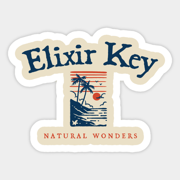 Elixir Key Classic Sticker by GZM Podcasts